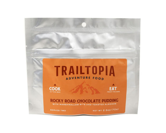 Trailtopia Rocky Road Chocolate Pudding 2 Serving