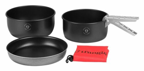 Trangia Tundra 1 Non-Stick Camping Set w/Saucepans, Fry Pan, Pot Lifter, Cover