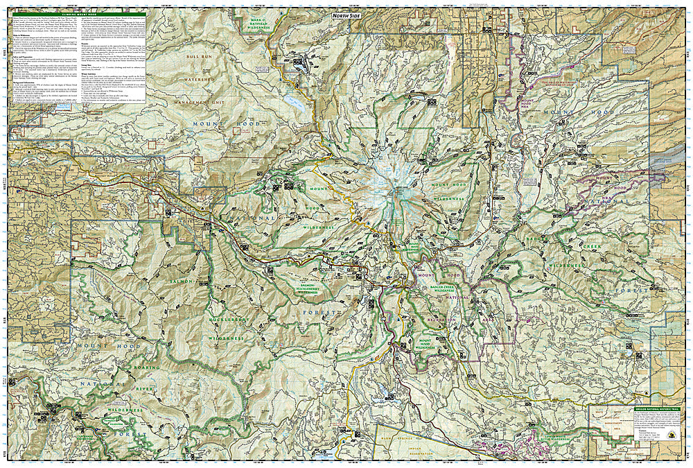 National Geographic Trails Illustrated OR Mount Hood National Forest Map TI00000820