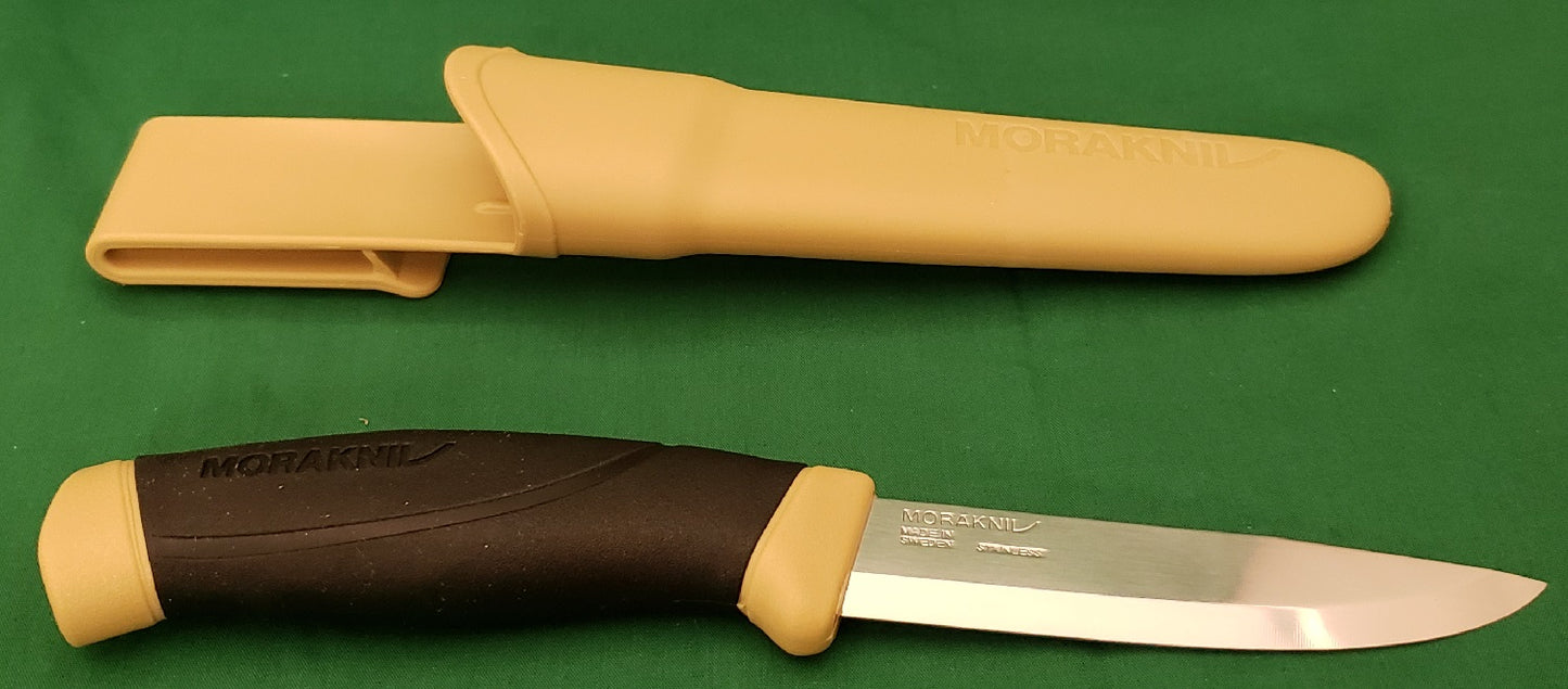 Morakniv Companion Knife w/Sheath Desert OEM M-13216