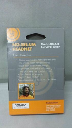 Ultimate Survival UST No-See-Um Head Net Mosquito Headnet 20-310-NET003