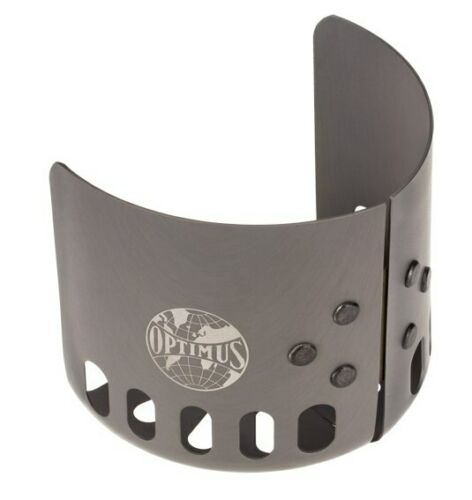 Optimus Hard Anodized Aluminum Clip-On Windshield/Windscreen for Canister Stoves