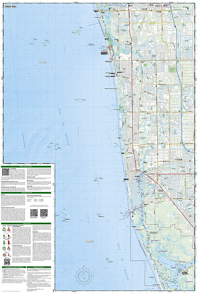 National Geographic Trails Illustrated Florida Fort Myers Beach Trail Map TI00000407