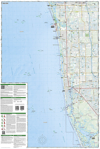 National Geographic Trails Illustrated Florida Fort Myers Beach Trail Map TI00000407