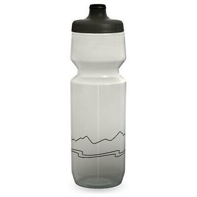 Specialized Purist 26oz Bicycle Water Bottle Clear Mountains w/Black MoFlo Lid