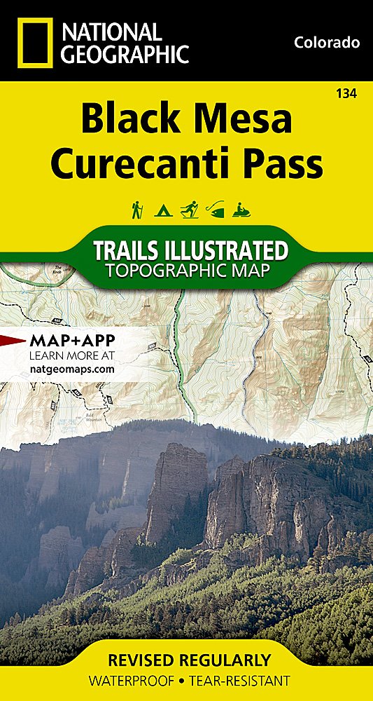 National Geographic Trails Illustrated Colo Black Mesa / Curecanti Pass Map TI00000134