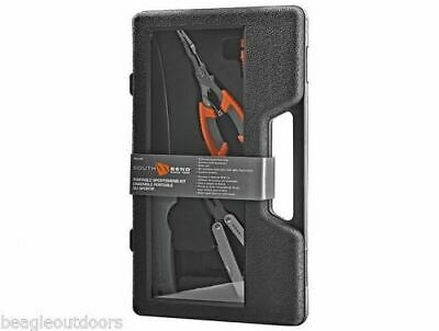South Bend Portable Sportsmens Kit, Knife, Knife Sharpener, Pliers SBKT-HB1