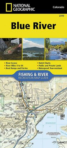 Blue River Fishing & River Recreation Map Guide 2310