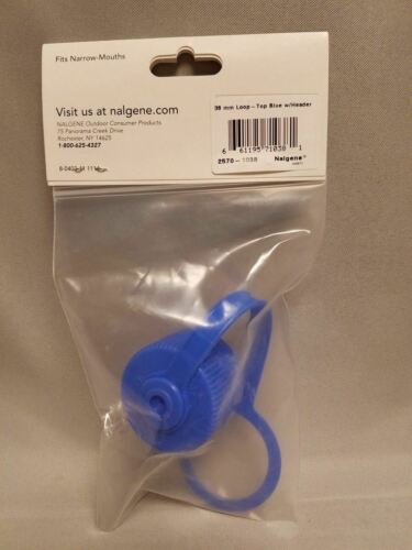 Nalgene Blue Loop-Top Replacement Lid/Cap for 16/32oz Narrow Mouth Bottle