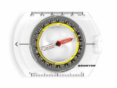 Brunton TruArc 3 Baseplate Compass w/Lanyard - Declination Adjust, Inch / cm