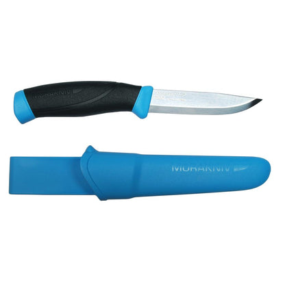 Morakniv Companion 4.1'' Stainless Blade Blue & Black Knife w/Sheath OEM M-12159