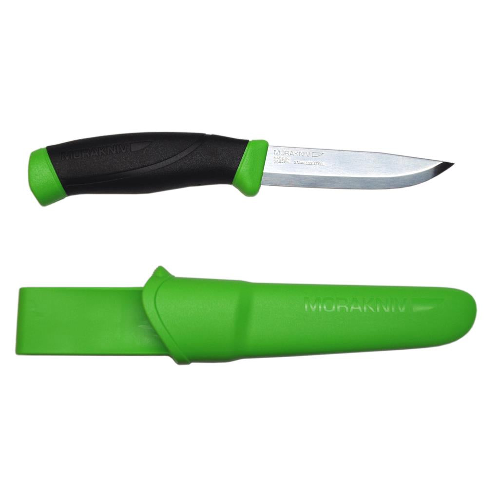 Morakniv Companion 4.1'' Stainless Blade Green & Black Knife w/Sheath OEM M-12158