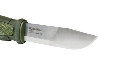 Morakniv Kansbol 4.3'' Stainless Blade Green Knife w/Sheath/Survival Kit M-13912