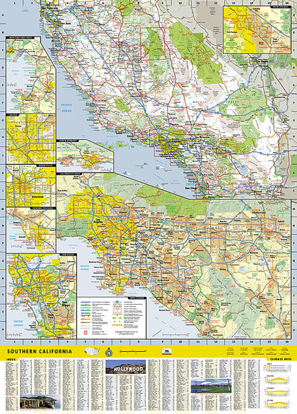 National Geographic Guide Map Southern California Road Map Travel GM00620379