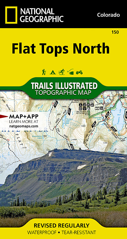 National Geographic CO Flat Tops Wilderness GMU Map Pack Bundle TI1021179B