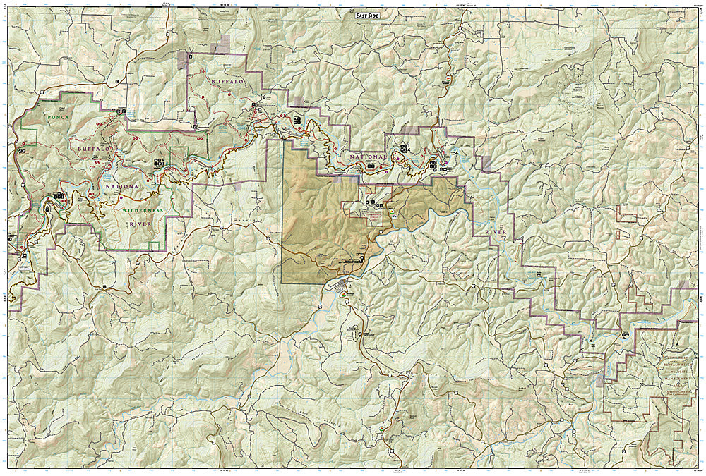 National Geographic Buffalo National River Map Pack Bundle TI01021273B