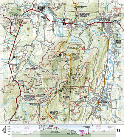 National Geographic TI Appalachian Trail NJ NY CT MA Topo Map Guide Bundle Pack TI01021222B