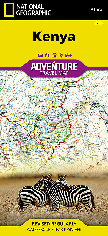 National Geographic Adventure Map Kenya AD00003205