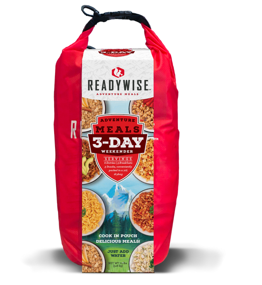 ReadyWise Adventure Meals 3-Day Weekender Kit w/Dry Bag 05-918