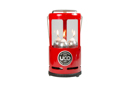 UCO Candle Lantern Powder Coated Red C-C-STD