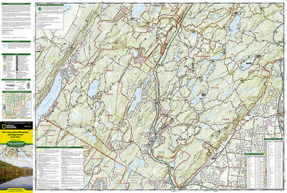 National Geographic NY Harriman, Bear Mountain Trails Illustrated Map TI00000756