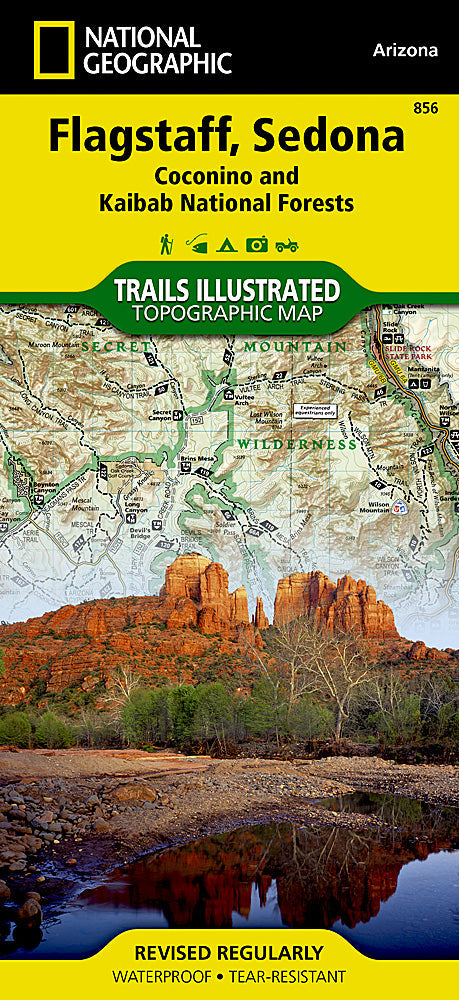 National Geographic Trails Illustrated AZ Flagstaff/Sedona Trail Map TI00000856