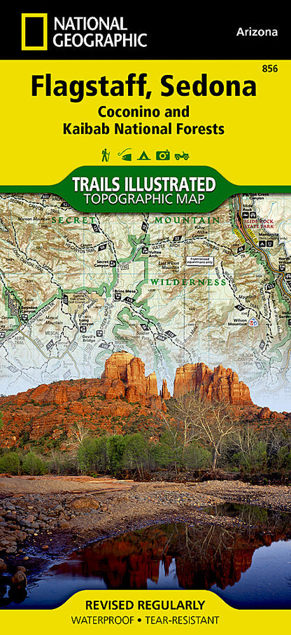 National Geographic Trails Illustrated AZ Flagstaff/Sedona Trail Map TI00000856