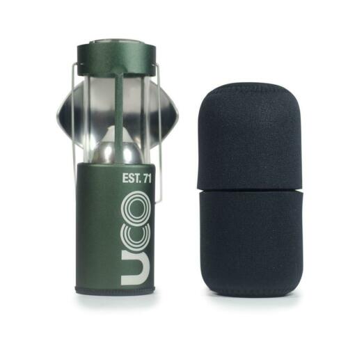 UCO Original Green Candle Lantern Kit w/Side Light Reflector/Cocoon Case/Candle