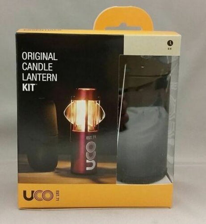 New UCO Original Black Candle Lantern Kit w/ Case L-C-KIT