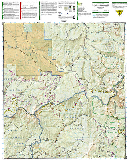 National Geographic Trails Illustrated Colorado Rand / Stillwater Pass Map TI00000115