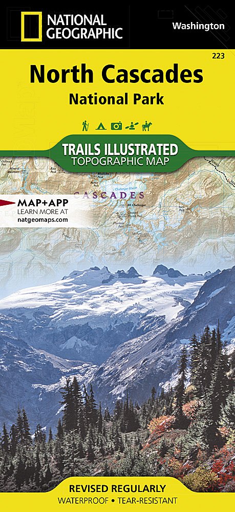 National Geographic Trails Illustrated WA North Cascades National Park Map TI00000223