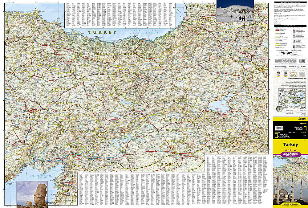 National Geographic Adventure Map Turkey AD00003018