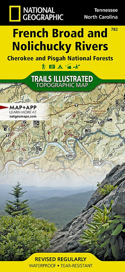 National Geographic Cherokee Nat Forest Map Pack Bundle TI01021243B