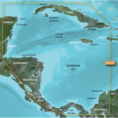 Garmin BlueChart g3 Vision HD - VUS031R - Southwest Caribbean - microSD/SD [010-C0732-00]