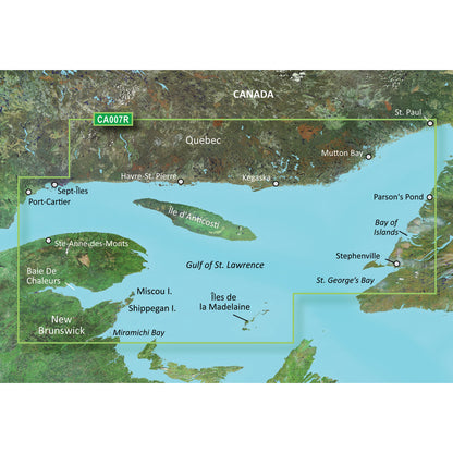 Garmin BlueChart g3 Vision HD - VCA007R - Les Mechins - St. Georges Bay - microSD/SD [010-C0693-00]