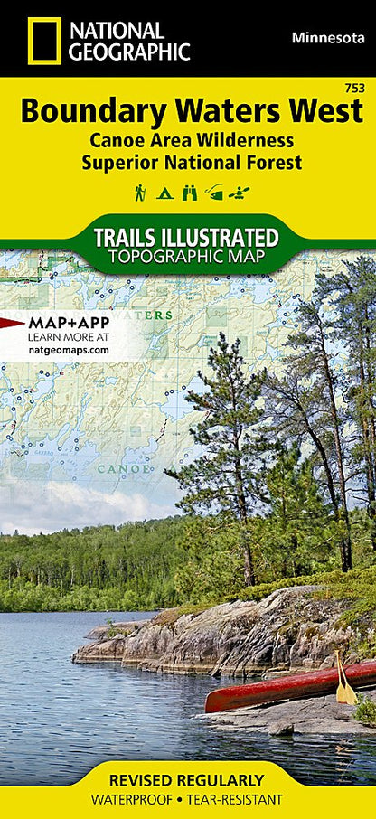 National Geographic MN Boundary Waters Map Bundle TI01020591B