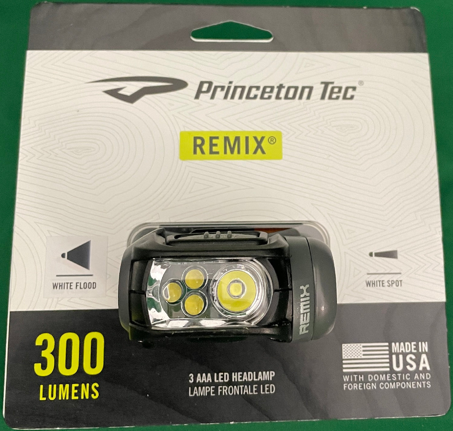 Princeton Tec Remix Black & Gray Headlamp RMX300-BK