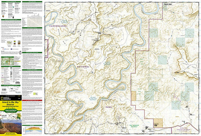 National Geographic Trails Illustrated UT Canyonlands Island in the Sky Map TI00000310