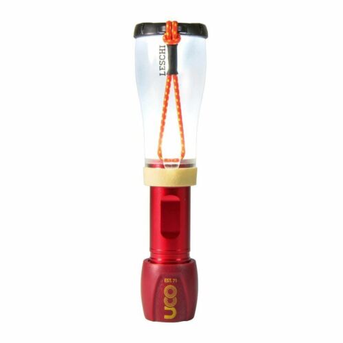UCO Leschi 110-Lumens LED Lantern + Flashlight Red - Small Tent Light