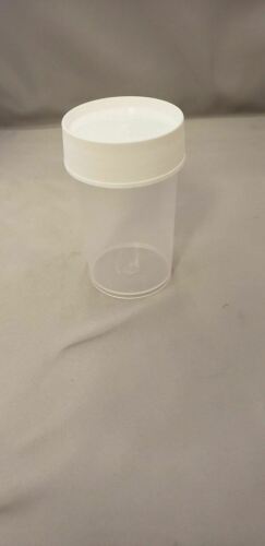 Nalgene 8oz Poly Straight-Side Wide Mouth Storage Bottle/Jar Clear w/White Lid