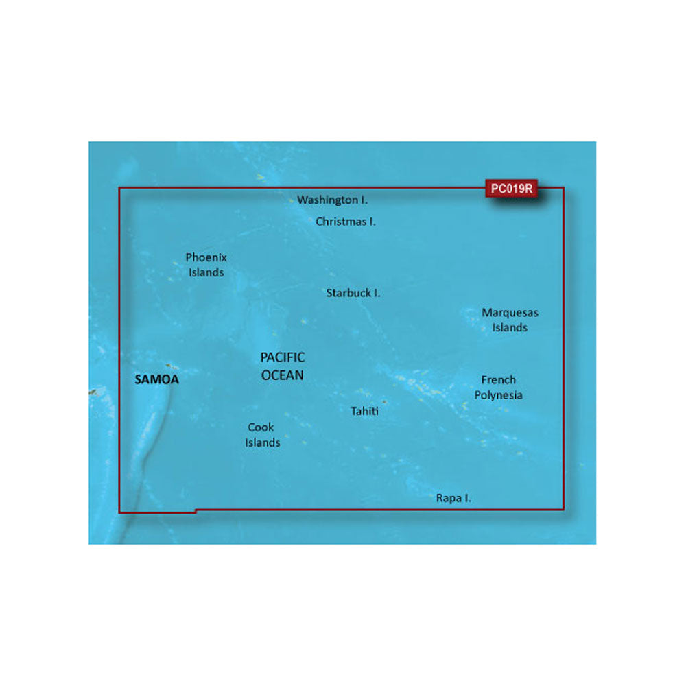 Garmin BlueChart g2 HD - HXPC019R - Polynesia - microSD/SD [010-C0866-20]