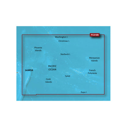 Garmin BlueChart g2 HD - HXPC019R - Polynesia - microSD/SD [010-C0866-20]