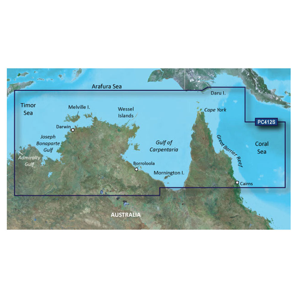 Garmin BlueChart g2 HD - HXPC412S - Admiralty Gulf Wa To Cairns - microSD/SD [010-C0870-20]