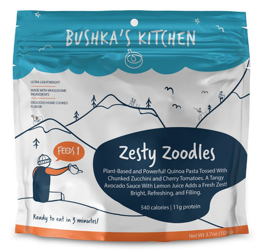 Bushka's Kitchen Zesty Zoodles w/Pasta & Avocado 1-Serving Freeze Dried Pouch