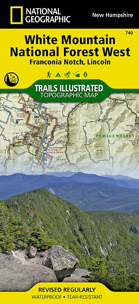 National Geographic NH Franconia Notch/N Conway Trails Illustrated Map TI00000740