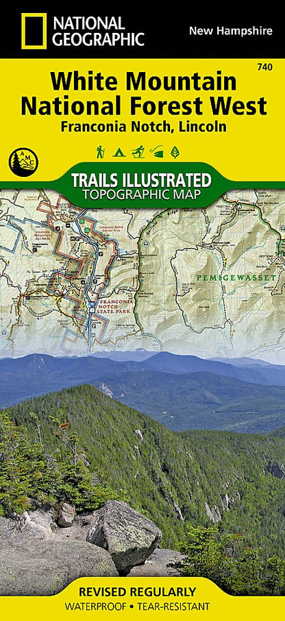 National Geographic NH Franconia Notch/N Conway Trails Illustrated Map TI00000740