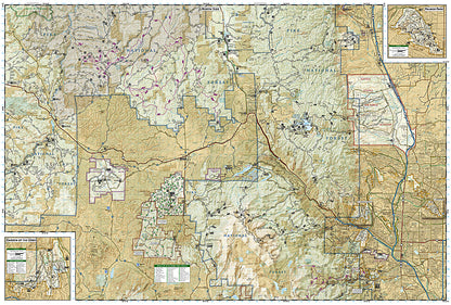 National Geographic Trails Illustrated Colorado Pikes Peak / Canyon City Map TI00000137