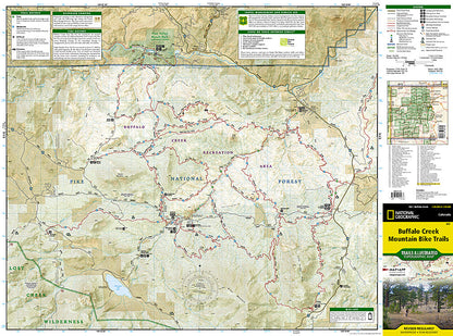 National Geographic Trails Illustrated CO Buffalo Creek Mtn Bike Trail Map TI00000503