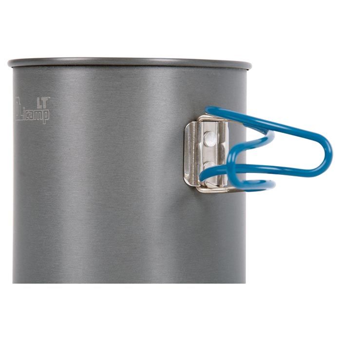 Olicamp LT Lightweight 1L Hard Anodized Aluminum Pot Backpacking Cook