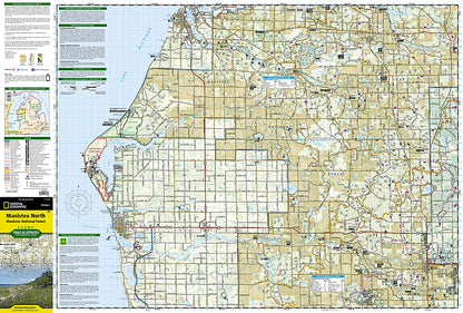 National Geographic Huron-Manistee Nat Forest Map Pack Bundle TI01021240B